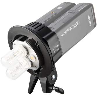 Zibspuldzes ar akumulatoru - Godox AD-B2 Dual Power Flash Head for AD200 - ātri pasūtīt no ražotāja