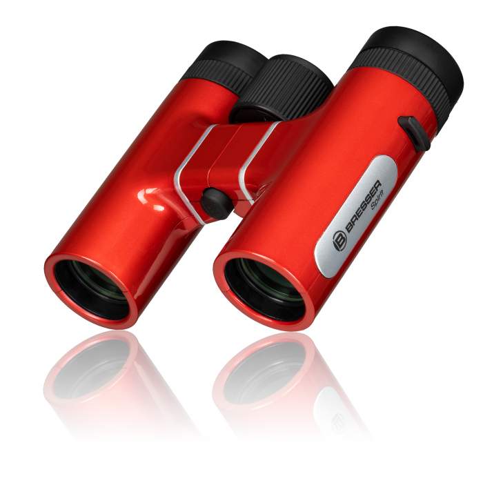 Binokļi - BRESSER Spirit Compact Binoculars 6x24 red - быстрый заказ от производителя