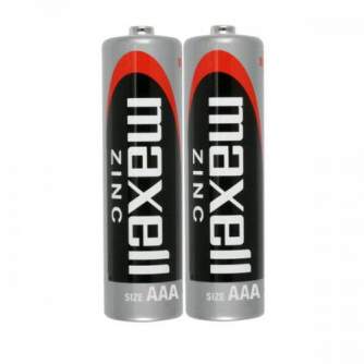 Batteries and chargers - Maxell Zinc AAA / LR03 / MN2400 1.5V zinc-manganese batteries, 2 pc. - buy today in store and with delivery