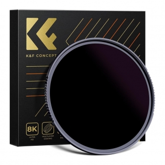 ND neitrāla blīvuma filtri - K&F Concept K&F 52mm, Nano-X Ultra ND100000 Solar Filter KF01.2511 - быстрый заказ от производителя