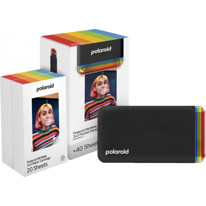 Printeri un piederumi - POLAROID HI-PRINT GEN 2 E-BOX BLACK 6439 - быстрый заказ от производителя