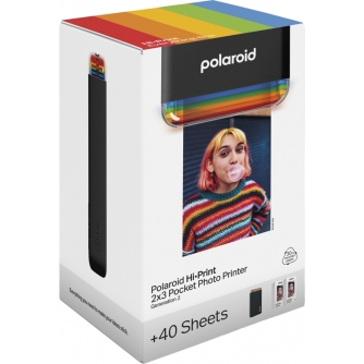 Printeri un piederumi - POLAROID HI-PRINT GEN 2 E-BOX BLACK 6439 - ātri pasūtīt no ražotāja