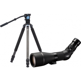 Spotting Scopes - RICOH/PENTAX PENTAX SPOTTINGSCOPE PF-85EDA KIT + SMC ZOOM EYEPIECE 8-24MM WITH SIRUI R-3213X+VH-10X TRIPOD 127336 - quick order from manufacturer