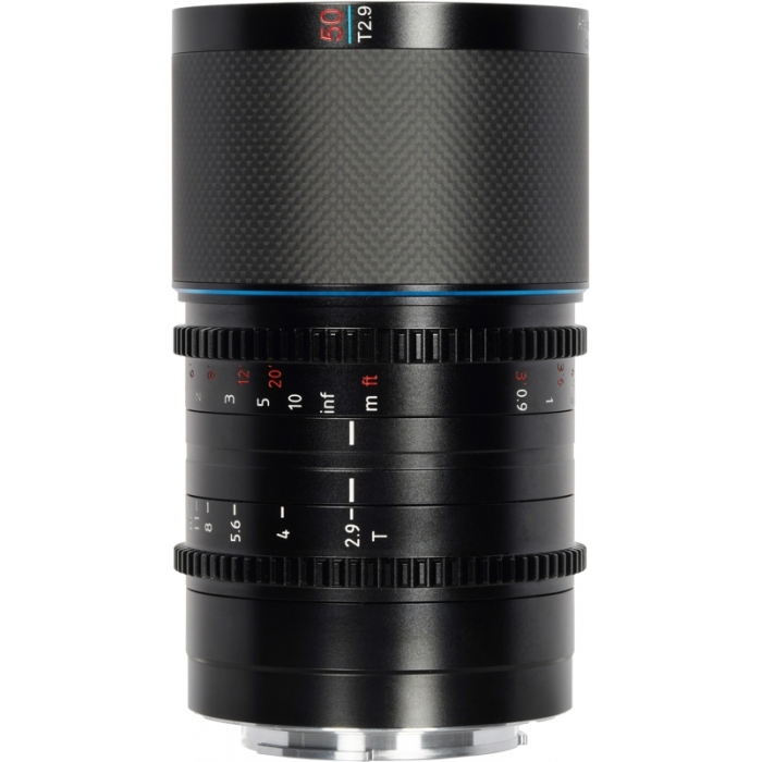 CINEMA Video Lenses - SIRUI ANAMORPHIC LENS SATURN 50MM T2.9 1.6X CARBON FIBER FULL FRAME E-MOUNT (BLUE FLARE) SATURN E50B - quick order from manufacturer