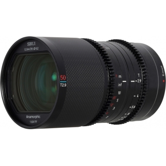 CINEMA Video objektīvi - SIRUI ANAMORPHIC LENS SATURN 50MM T2.9 1.6X CARBON FIBER FULL FRAME E-MOUNT (BLUE FLARE) SATURN E50B - 