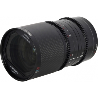 CINEMA Video Lenses - SIRUI ANAMORPHIC LENS SATURN 75MM T2.9 1.6X CARBON FIBER FULL FRAME RF-MOUNT (NEUTRAL FLARE) SATURN RF75N - quick order from manufacturer