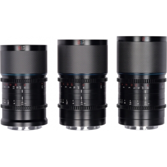 CINEMA Video Lenses - SIRUI ANAMORPHIC LENS SATURN KIT 35, 50 & 75MM T2.9 1.6X CARBON FIBER FF RF-MOUNT (NEUTRAL FLARE) SATURN 3S-RFN - quick order from manufacturer