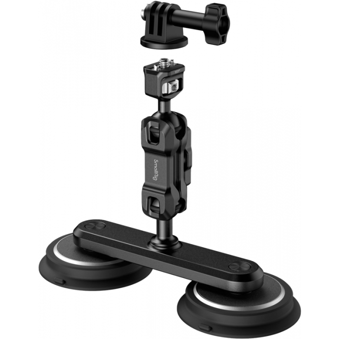 Turētāji - SMALLRIG 4467 DUAL MAGNETIC SUCTION CUP MOUNTING SUPPORT KIT FOR ACTION CAMERAS 4467 - ātri pasūtīt no ražotāja