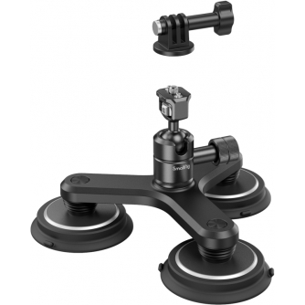 Video stabilizatoru aksesuāri - SMALLRIG 4468 TRIPLE MAGNETIC SUCTION CUP MOUNTING SUPPORT KIT FOR ACTION CAMERAS 4468 - ātri pasūtīt no ražotāja