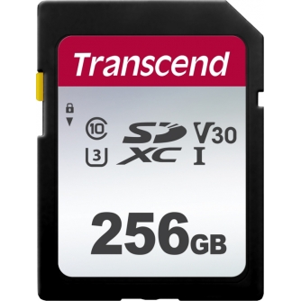 Memory Cards - TRANSCEND SILVER 300S SDXC UHS-I U3 (V30) R100/W40 256GB TS256GSDC300S - quick order from manufacturer