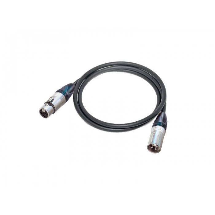 CanareDMX203kabel3pinXLR(M)XLR(F)10mCD-203-MF-BLK-10