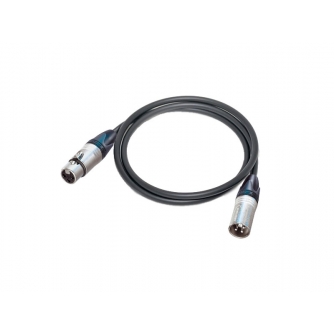 LED Gaismas paneļi - Canare DMX203 kabel 3pin XLR (M) / XLR (F) 2m CD-203-M/F-BLK-2 - быстрый заказ от производителя