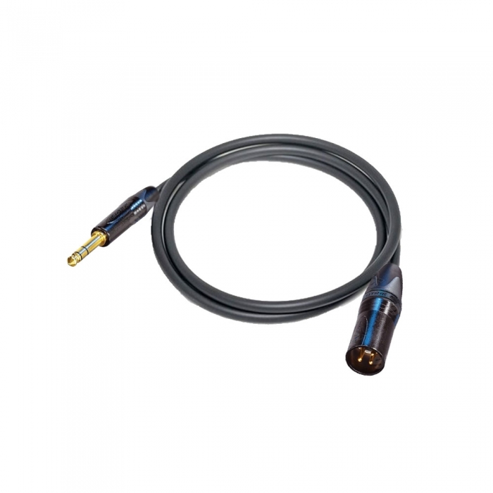 CanareL-2E5microphonecable4,6mm,XLR(M)JACKTRS(M)0,5m,BLKCA-2E5-MTRS-BLK-05