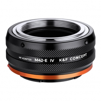 Adapters for lens - K&F Concept KF,M10106,HIGH PRECISION LENS ADAPTER,Anti reflection, M42-NEX IV PRO KF06.498 - quick order from manufacturer