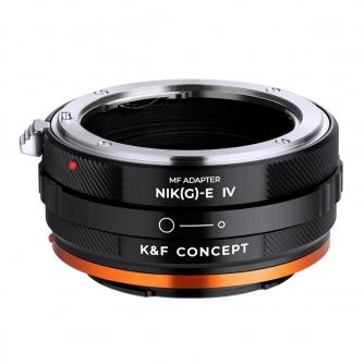 Objektīvu adapteri - K&F Concept KF,M18106,HIGH PRECISION LENS ADAPTER,Anti reflection,NIK(G)-NEX IV PRO KF06.501 - быстрый зака