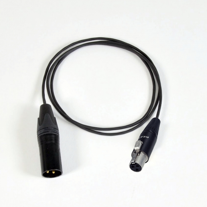 CanareMiniXLR(F)XLR(M)audiocable-0,5mCA-202-MFM-05