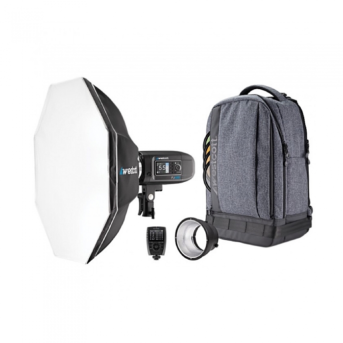 WestcottFJ400Strobe1-LightBackpackKitwithFJ-X3mUniversalWirelessTrigger4712M