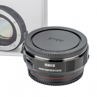 Objektīvu adapteri - Meike MK-EFTE-0.71X Speedbooster Lens Mount Adapter (E mount camera) - быстрый заказ от производителя