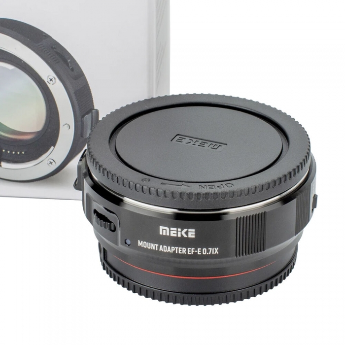 Objektīvu adapteri - Meike MK-EFTE-0.71X Speedbooster Lens Mount Adapter (E mount camera) MK-EFTE-0.71X - ātri pasūtīt no ražotāja