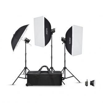 Набор студийного света - Godox MS300V-D Trio Studio Flash Kit MS300V D - быстрый заказ от производителя