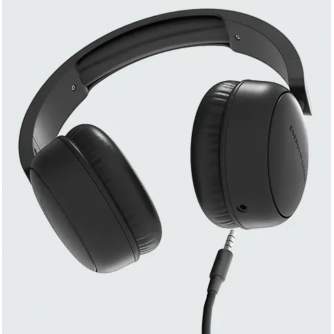 Austiņas - Energy Sistem Soundspire vadu austiņas ar mikrofonu virs ausīm Black - perc šodien veikalā un ar piegādi