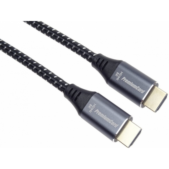 Wires, cables for video - PremiumCord ULTRA HDMI 2.1 High Speed + Ethernet cable 8K@60Hz 2m gold KPHDM21S2 - quick order from manufacturer