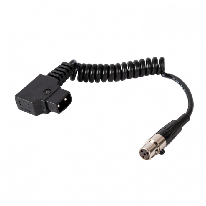 New products - TVLogic D-Tap to Mini-XLR Power Coiled Cable for VFM Monitors (Expands to 29) TVL-D-TAP-C-CABLE - quick order from manufacturer