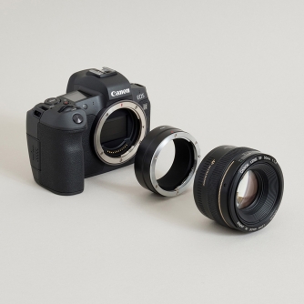 Objektīvu adapteri - Urth Lens Mount Adapter: Compatible with Canon (EF / EF-S) Lens to Canon RF Camera Body ULMA EF R - быстрый