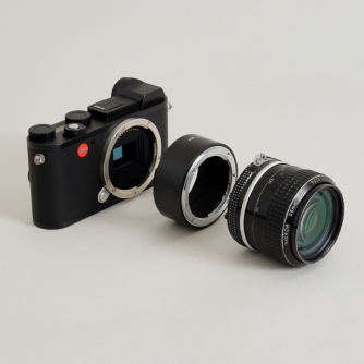 Binokļi - Urth Lens Mount Adapter: Compatible with Nikon F Lens to Leica L Camera Body ULMA F L - ātri pasūtīt no ražotāja