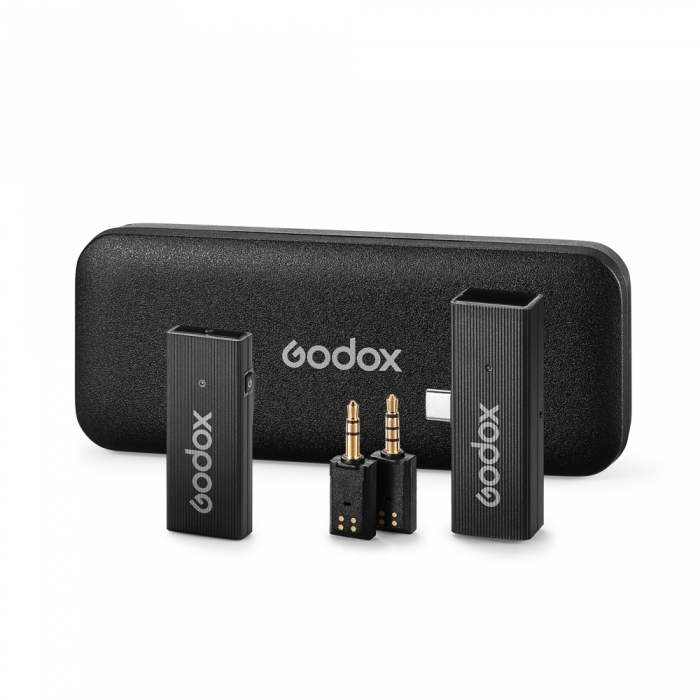 Wireless Lavalier Microphones - Godox MoveLink Mini UC Kit 1 (Black) - buy today in store and with delivery