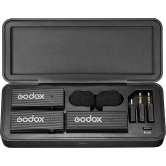 Wireless Lavalier Microphones - Godox MoveLink Mini USB Type-C UC Kit 2 (Black) - buy today in store and with delivery