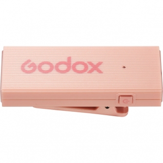 Bezvadu piespraužamie mikrofoni - Godox MoveLink Mini LT Kit 2 (Pink) Wireless Microphone Kit - ātri pasūtīt no ražotāja