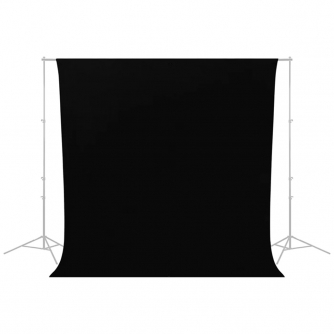 Turētāji - Caruba Wrinkle Resistant Backdrop 2,60 x 3 Meter Black WRB 2B - быстрый заказ от производителя