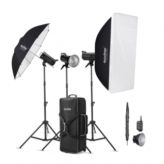 Studijas zibspuldžu komplekti - Godox SK400IIV D Studio Flash Kit - быстрый заказ от производителя