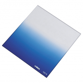 Square and Rectangular Filters - Cokin Filter P123S Gradual Blue B2 Soft p123s - quick order from manufacturer