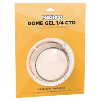 Specefekti produktu fotografēšanai - MagMod XL Dome Gel 1/4 CTO for Precise Colour Calibration - ātri pasūtīt no ražotāja