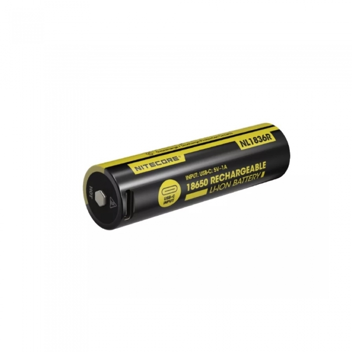 Kameru akumulatori - Nitecore NL1836R USB-C Rechargeable Battery 3600mAh 3.6V 6A - быстрый заказ от производителя