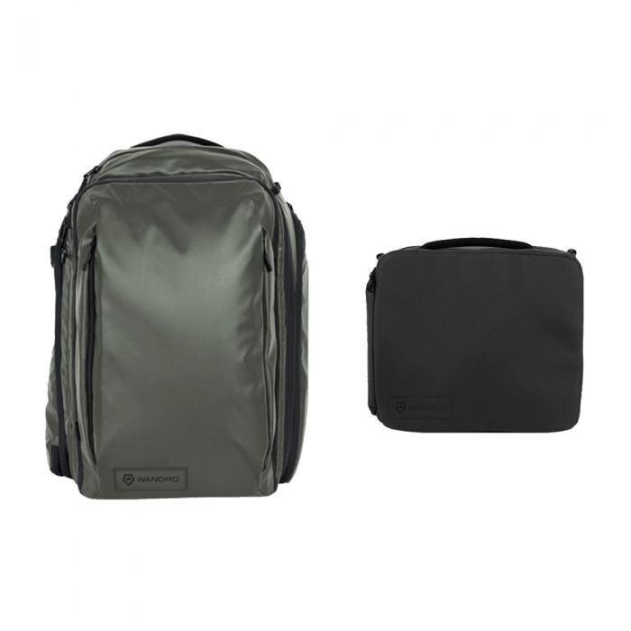 Mugursomas - WANDRD Transit 35L Travel Backpack Wasatch Green Essential Bundle TR35 WG PEB 1 - ātri pasūtīt no ražotāja