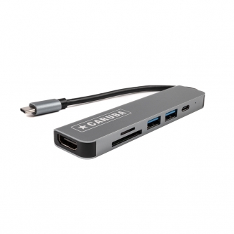 Docks & HUB - Caruba 6-in-1 USB-C Hub D248161 CUSB 8 - quick order from manufacturer