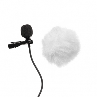 Accessories for microphones - Caruba Windjammer / Deadcat for Lavalier White CWD W1 - quick order from manufacturer