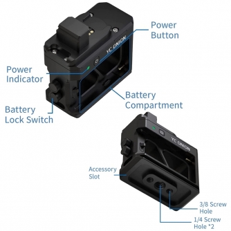 Kameras bateriju lādētāji - YC Onion YC RS2 Power Supply Module DJGD MK - быстрый заказ от производителя