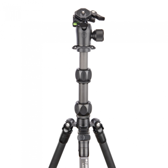 Foto statīvi - 3 Legged Thing Pro 2.0 Leo Carbon tripod & AirHed Pro LV Black Darkness LEOKITDARK2 - быстрый заказ от производит