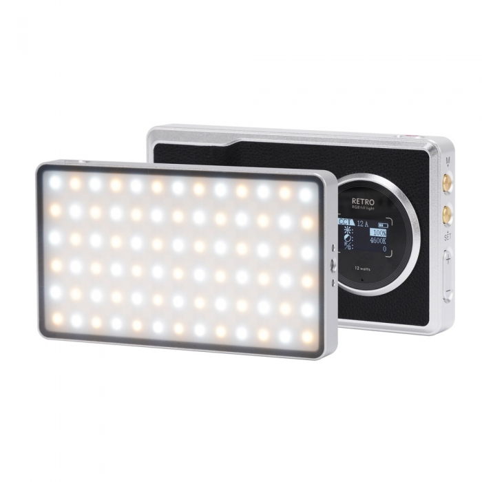 LED gaismas paneļi - Viltrox Retro 12X RGB Pocket LED Light Retro 12X - ātri pasūtīt no ražotāja