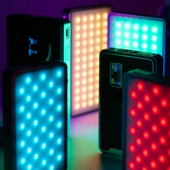 LED Gaismas paneļi - Viltrox Retro 12X RGB Pocket LED Light - быстрый заказ от производителя