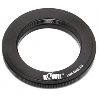 Objektīvu adapteri - Kiwi Photo Lens Mount Adapter (M42-4/3) LMA M42_4/3 - быстрый заказ от производителя