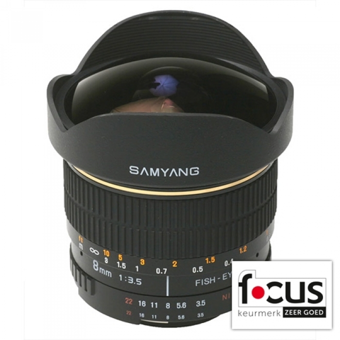 Objektīvi - Samyang 8mm Fisheye f/3.5 MC Samsung NX - быстрый заказ от производителя