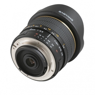 Objektīvi - Samyang 8mm Fisheye f/3.5 MC Samsung NX - быстрый заказ от производителя