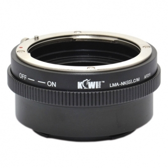 Adapters for lens - Kiwi Lens Mount Adapter (Nikon G naar Canon M) LMA NK(G)_C/M - quick order from manufacturer