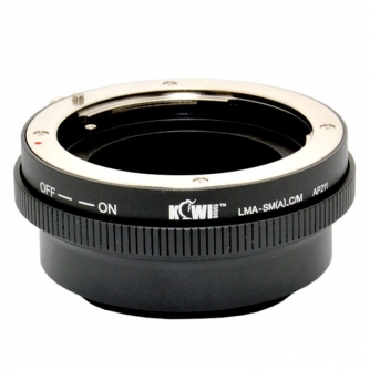 Objektīvu adapteri - Kiwi Lens Mount Adapter (Sony Alpha naar Canon M) LMA SM(A)_C/M - ātri pasūtīt no ražotāja