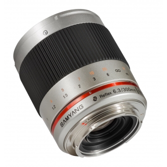 Objektīvi - Samyang 300mm Reflex f6.3 ED UMC CS Canon M Zilver - быстрый заказ от производителя